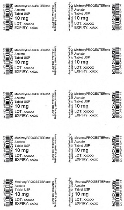 10 mg Medroxyprogesterone Tablets Blister